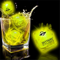 Light Up LED Ice Cube - Tinted Neon Yellow